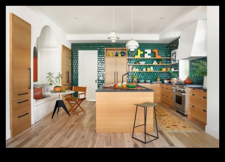 Εκλεκτική διακόσμηση κουζίνας για παιχνιδιάρικη ατμόσφαιρα