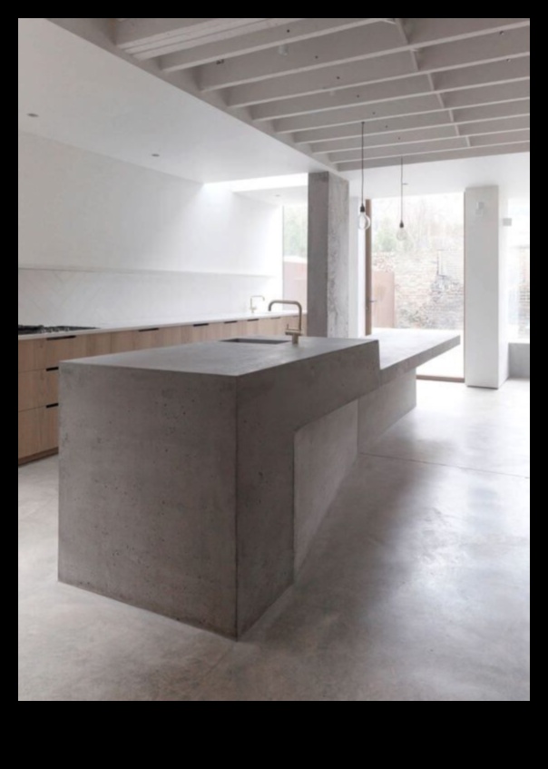 Πώς να ενσωματώσετε το σκυρόδεμα στο Industrial Chic Design Kitchen για μια μοντέρνα πινελιά;