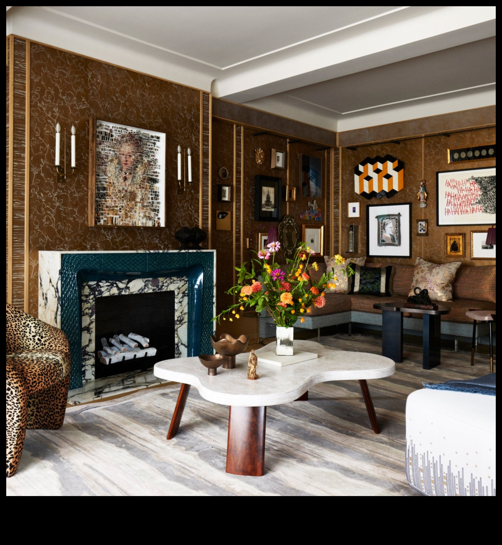 Ιδέες σαλονιού εμπνευσμένες από το Art Deco