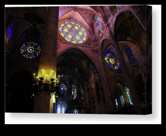 Καθεδρικός καμβάδες γοτθικές τοιχογραφίες ως καλλιτεχνικές ταπετσαρίες της πίστης 3 Καμβάδες καθεδρικών ναών: Καλλιτεχνικές παραστάσεις σε γοτθικές τοιχογραφίες