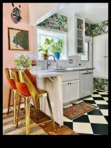 Εκλεκτική διακόσμηση κουζίνας για παιχνιδιάρικη ατμόσφαιρα